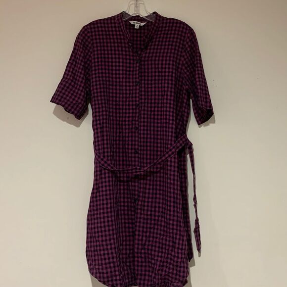 Bb Dakota Gingham Short sleeves Deess New - Picture 1 of 3